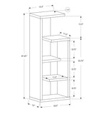 EcoLumina Compact 5-Tier Bookcase